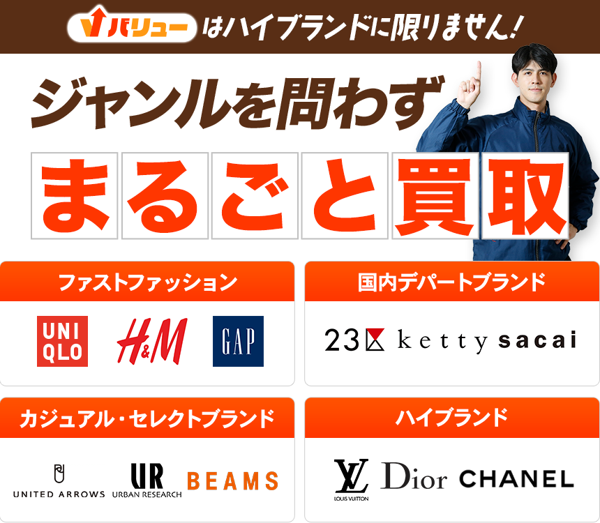 ジャンルを問わずまるごと買取